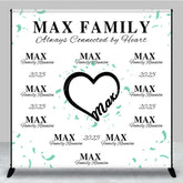 Aperturee - Aperturee Always Connected By Heart Family Reunion Backdrop